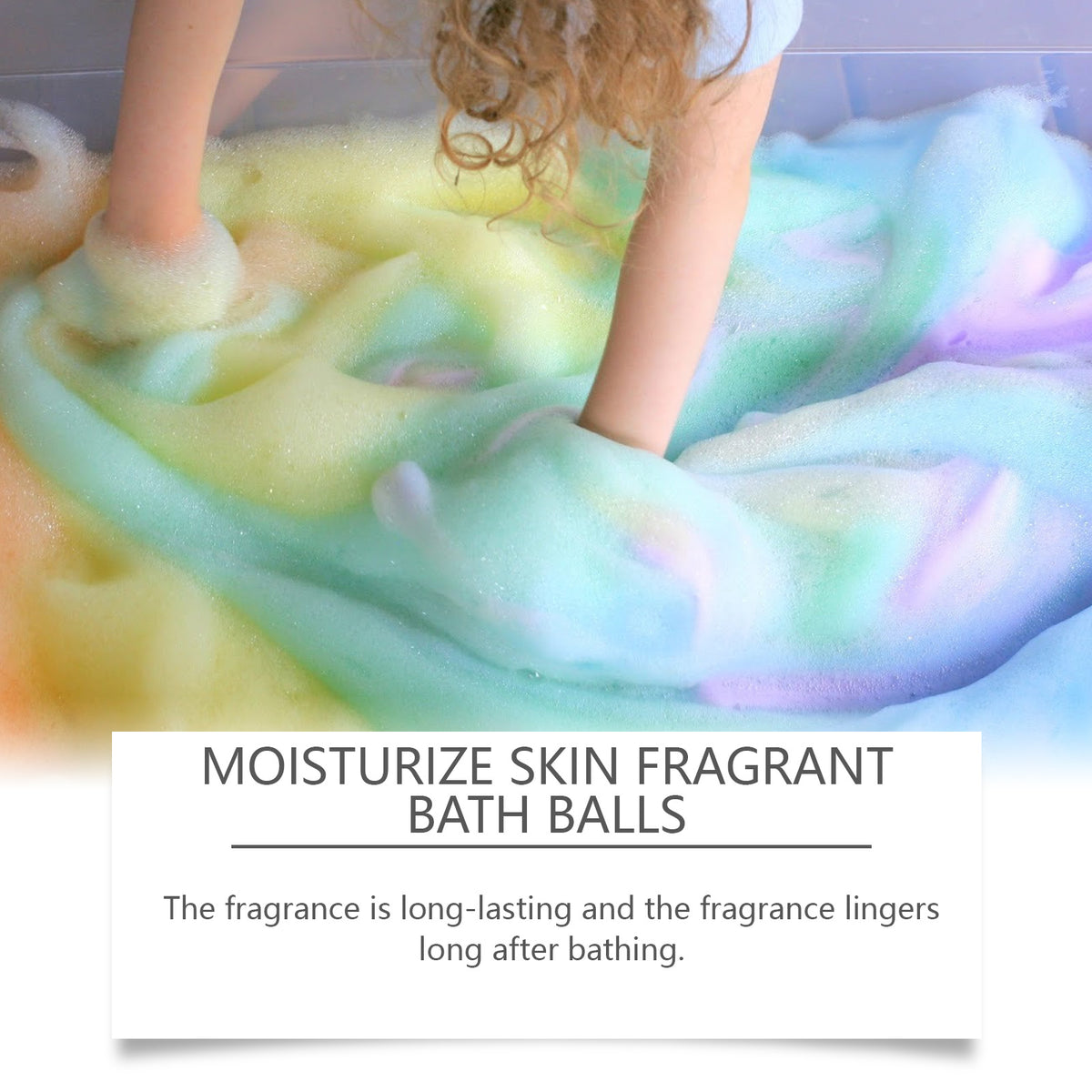 Six bath bombs in gift set