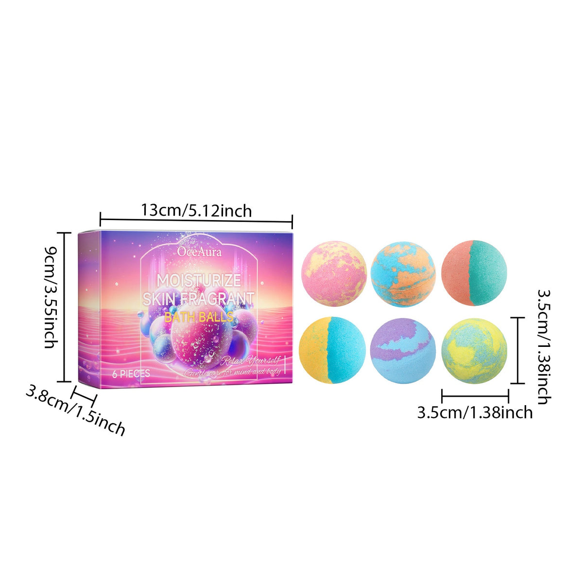 Bath bomb gift set additional view