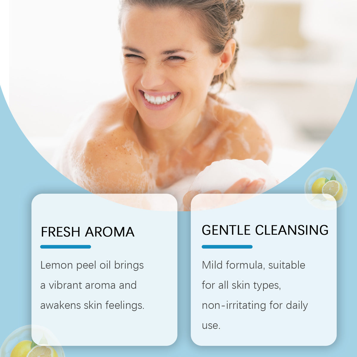 Lemon turmeric cleansing bar product view