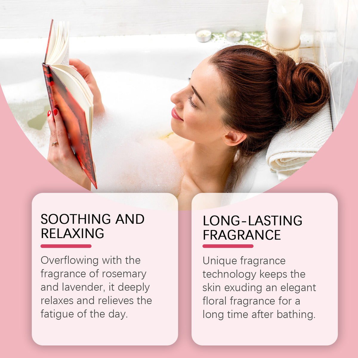 Essential oil bath bomb set detail