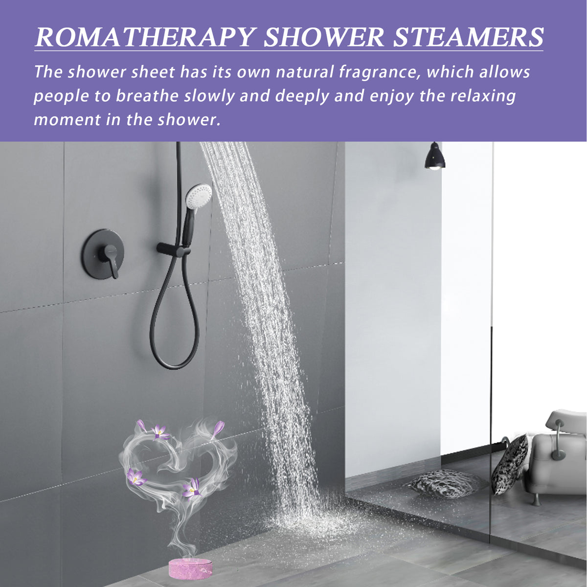 Eucalyptus mint shower steamers additional view