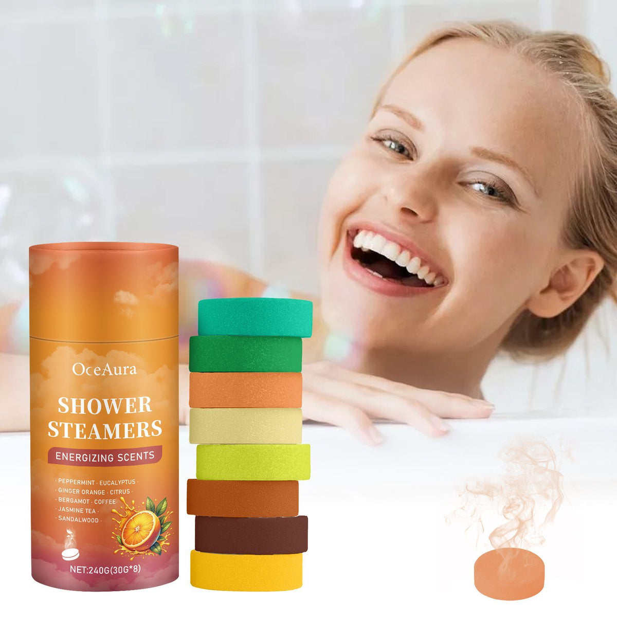 Aromatherapy shower steamers additional view