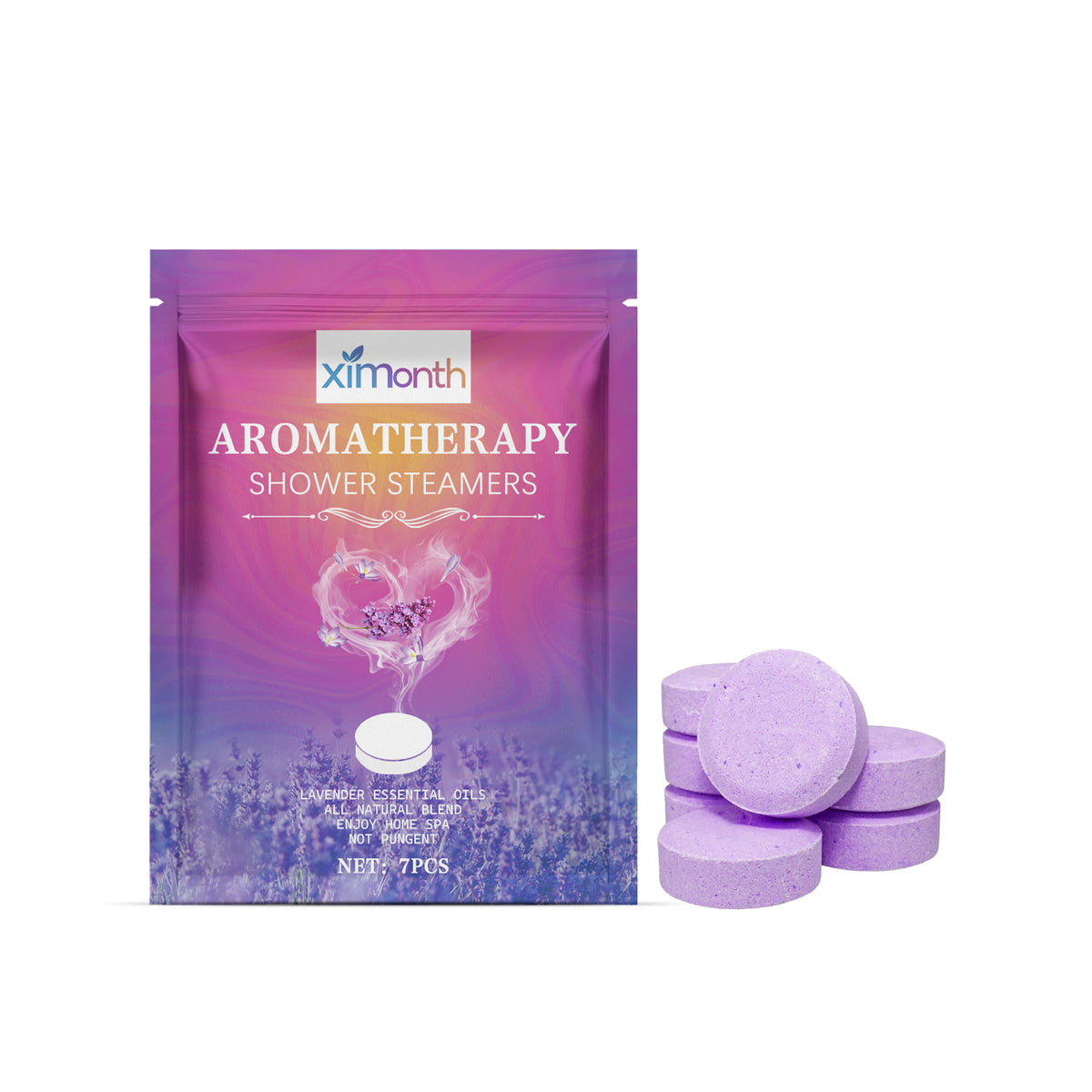 Eucalyptus mint shower steamers packaging